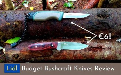 lidl budget bushcraft knife feature image